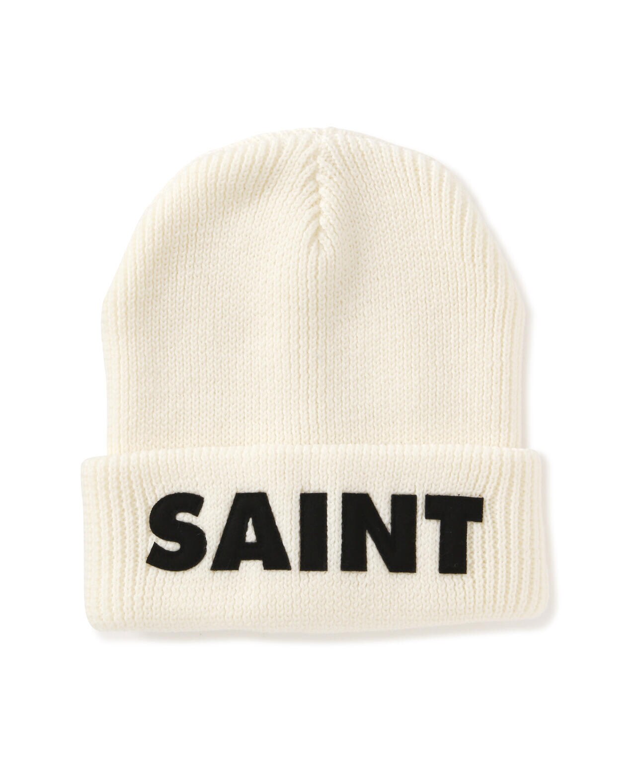 SAINT MICHAEL/セント マイケル/KNIT CAP/SAINT/WHITE | ROYAL FLASH