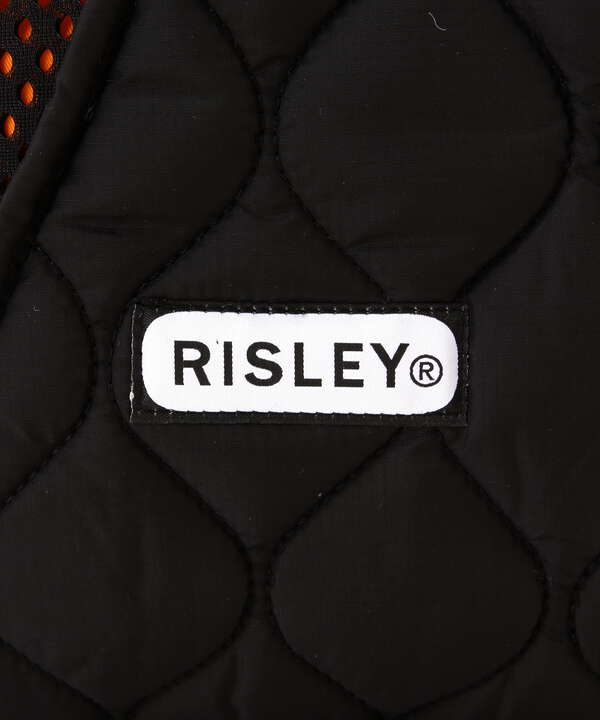 Risley/リズレー/キルトｘメッシュハンドルバッグ