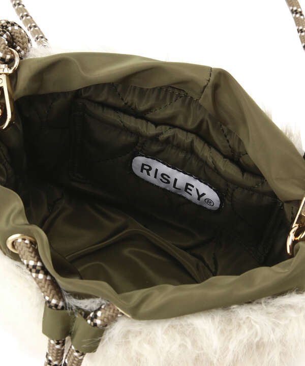Risley/リズレー/Reversible fur kilt bag