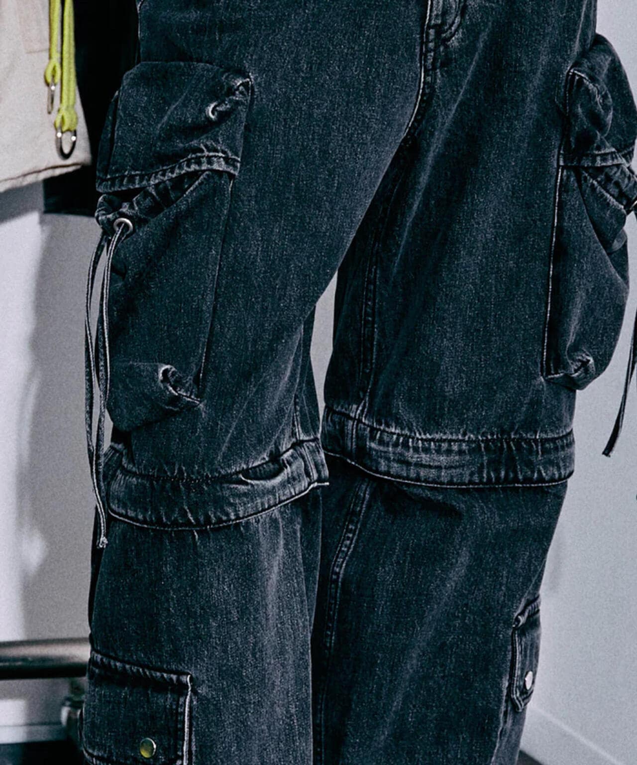 MAISON SPECIAL/メゾンスペシャル/Low Waist Cargo Denim Pants