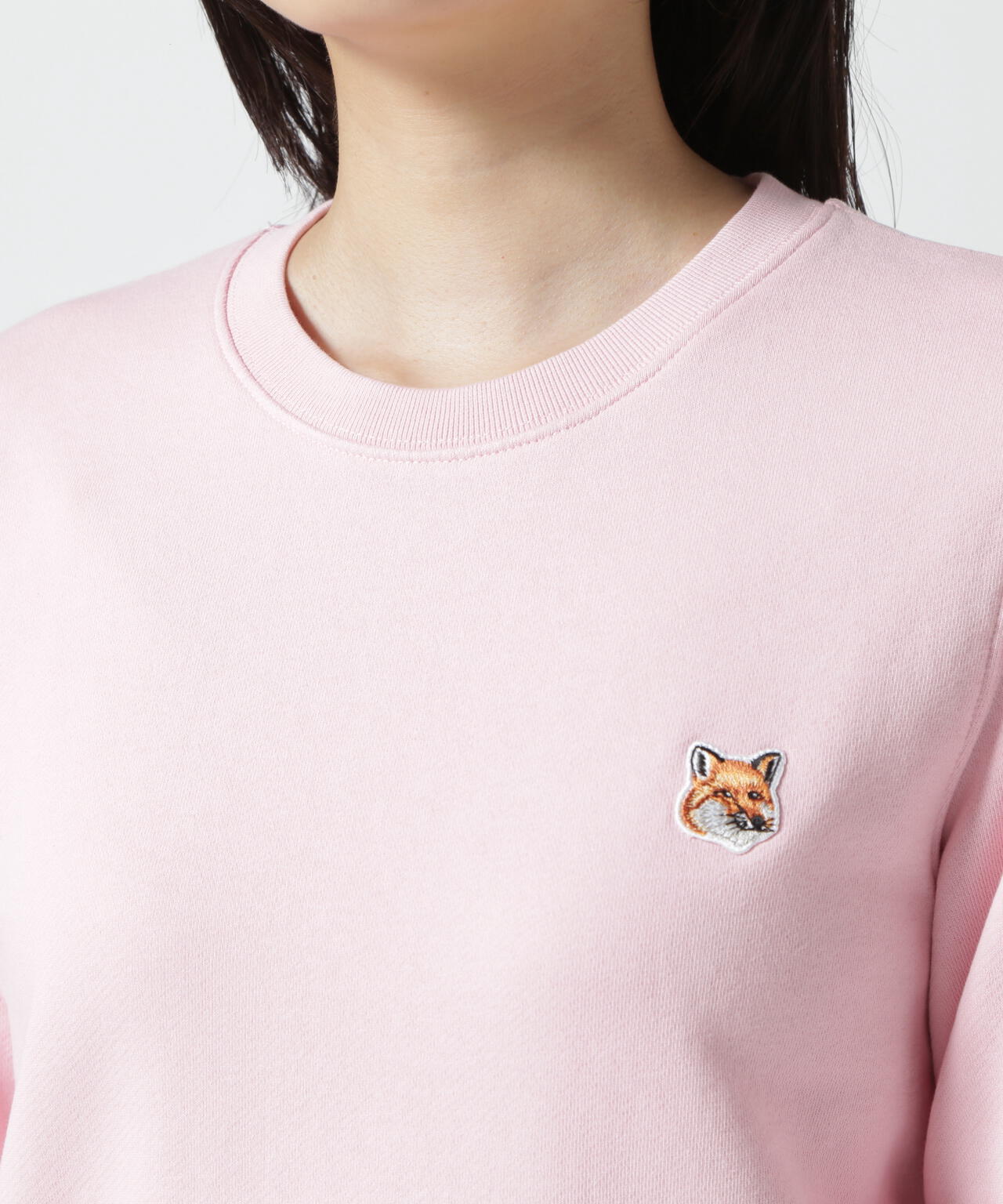 MAISON KITSUNE/メゾン キツネ/フォックスヘッド パッチ レギュラー スウェットシャツ | ROYAL FLASH (  ロイヤルフラッシュ ) | US ONLINE STORE（US オンラインストア）