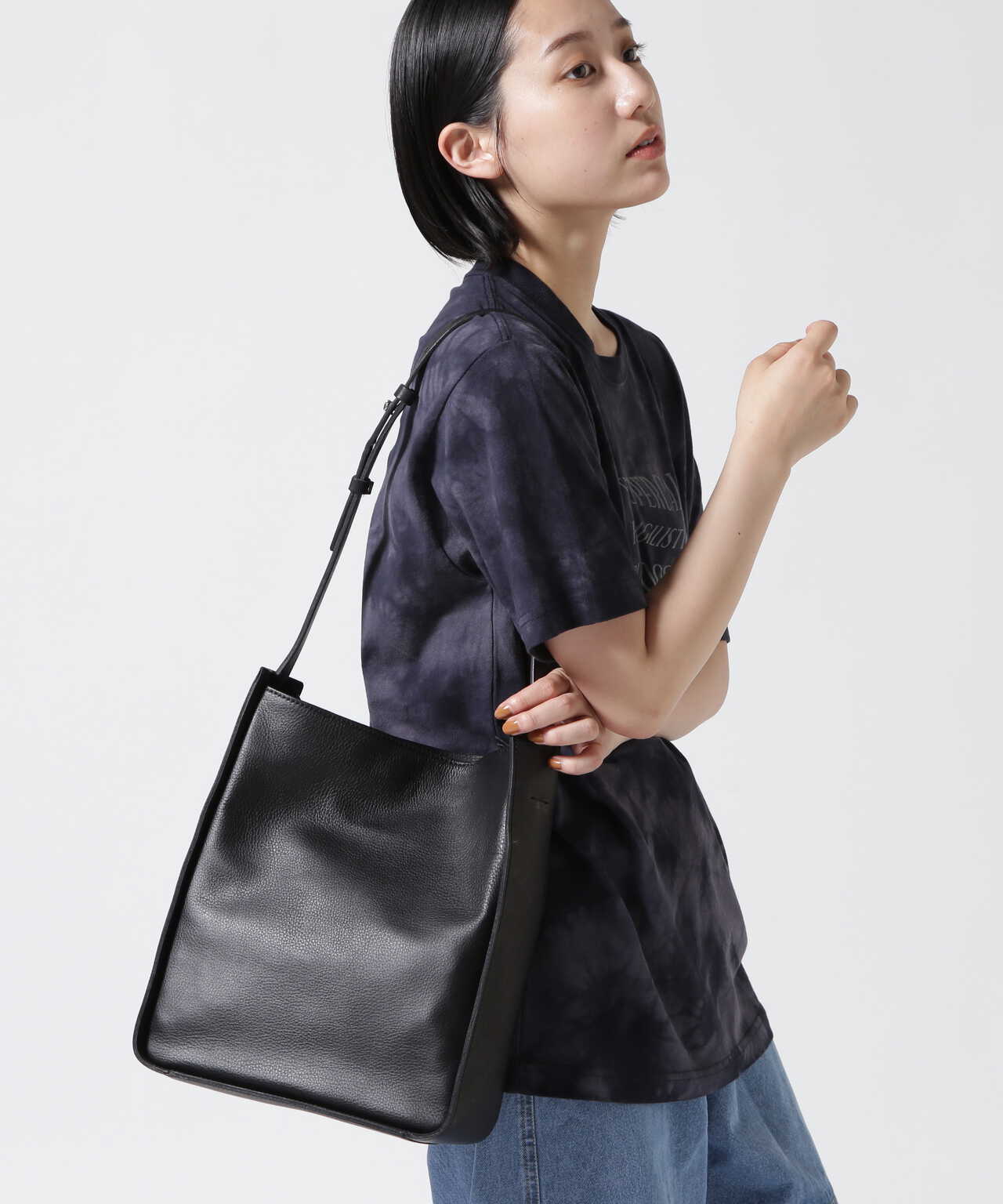 POMTATA/ポンタタ/OWEN LEATHER TOTE | ROYAL FLASH ( ロイヤル