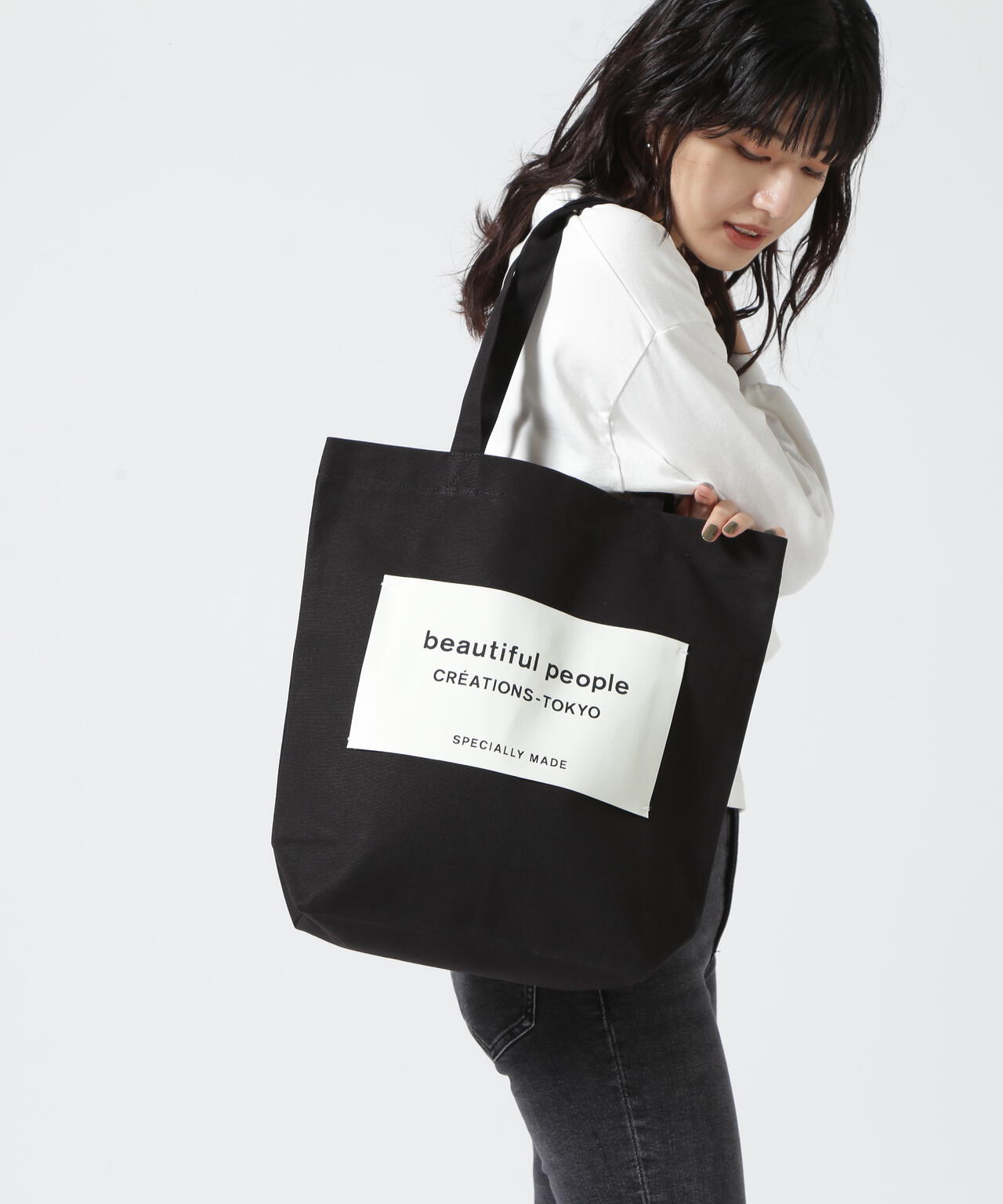 beautiful people/ビューティフルピープル/SDGs name tag tote bag