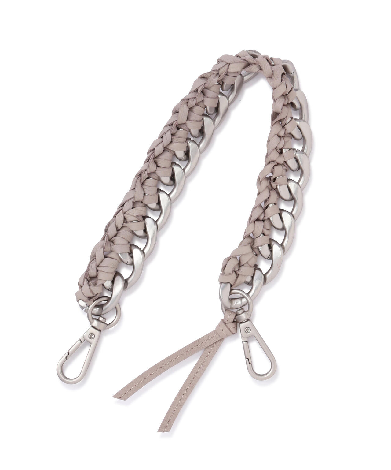 ajew Tie chain shoulder khaki - スマホアクセサリー