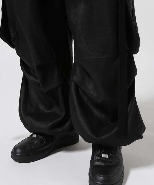 A.F ARTEFACT/エーエフ・アーティファクト/別注LINEN WIDE CARGO PANTS