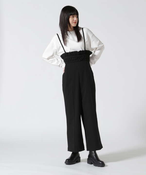 AULA/アウラ/Smocking High Waist Pants