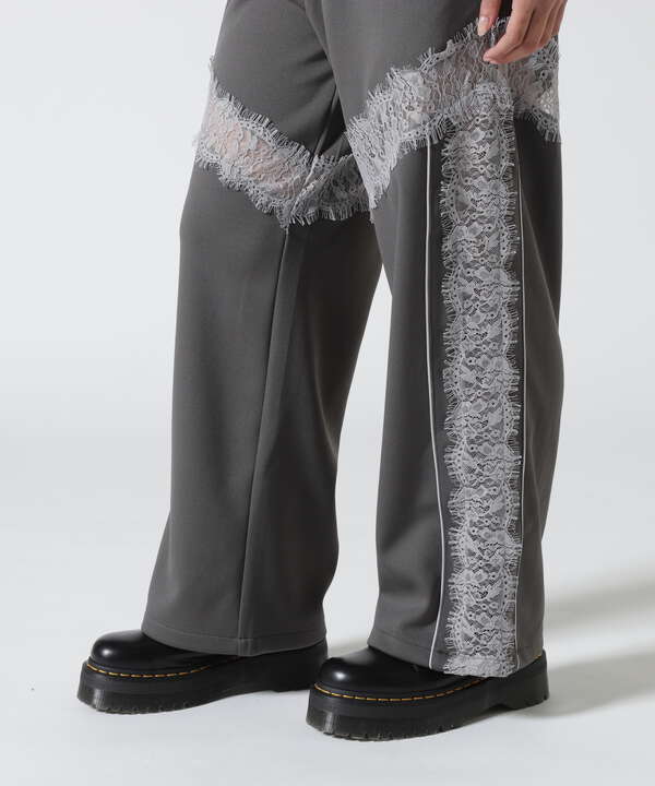 MAISON SPECIAL/メゾンスペシャル/Lace Docking Jersey Pants