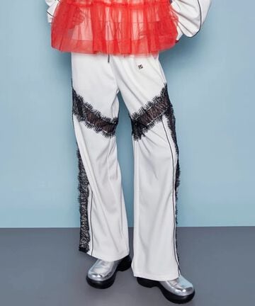 MAISON SPECIAL/メゾンスペシャル/Lace Docking Jersey Pants