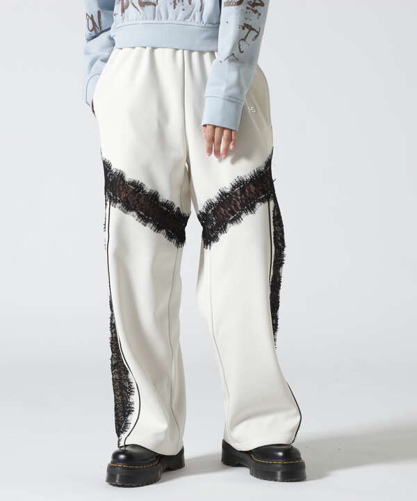 MAISON SPECIAL/メゾンスペシャル/Lace Docking Jersey Pants