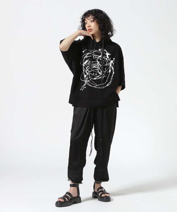 KMRii/ケムリ/Viscose Layered Pants