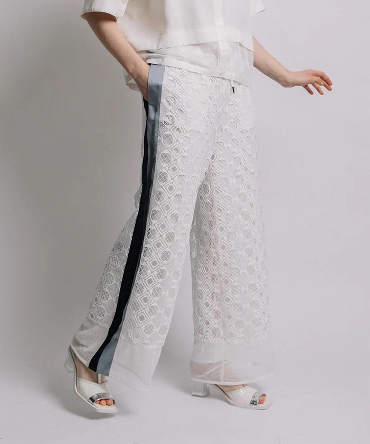 AULA AILA/アウラアイラ/LACE LINE PANTS