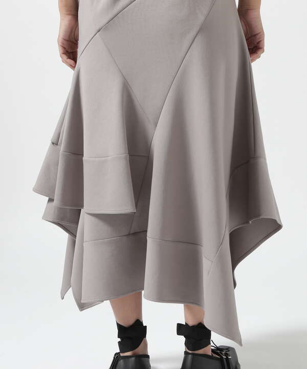 AULA/アウラ/Random Flare Hem Skirt