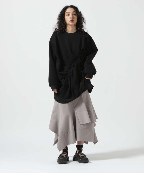 AULA/アウラ/Random Flare Hem Skirt