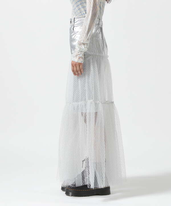 MAISON SPECIAL/メゾンスペシャル/Metallic Hard Tulle Skirt