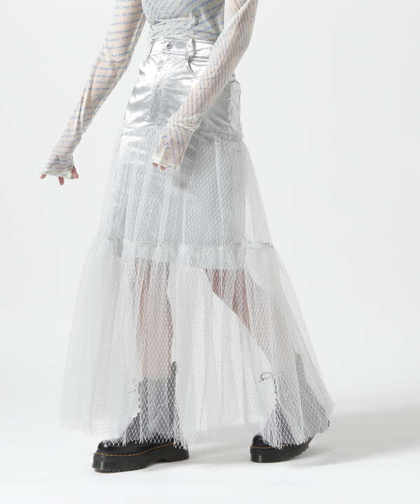 MAISON SPECIAL/メゾンスペシャル/Metallic Hard Tulle Skirt
