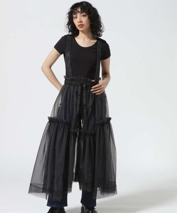 MAISON SPECIAL/メゾンスペシャル/Suspender Tulle Skirt