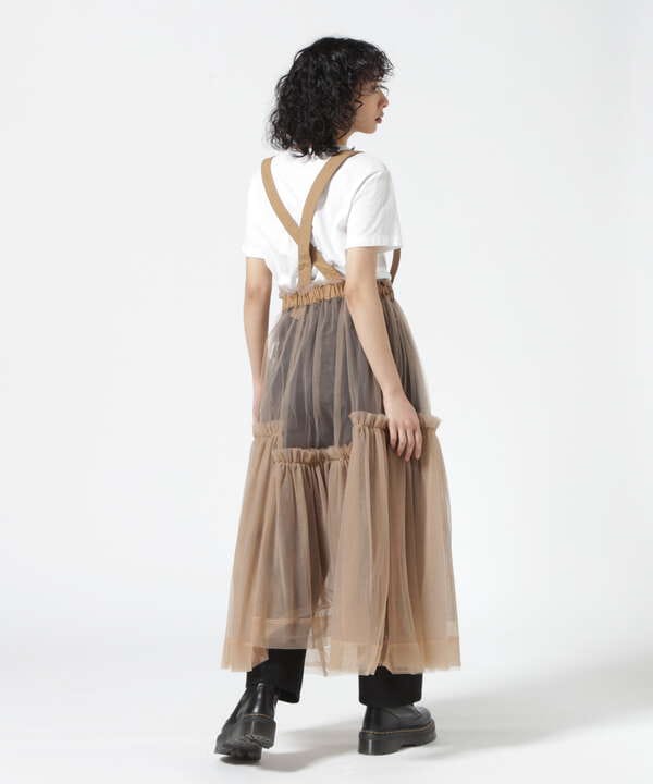 MAISON SPECIAL/メゾンスペシャル/Suspender Tulle Skirt