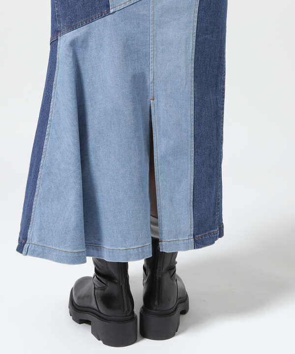 AULA AILA/アウラアイラ/2WAY DENIM JUMPER SKIRT