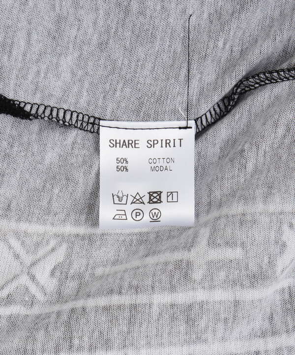 SHARE SPIRIT/シェアースピリット/Flame Cross Lace Big-TEE