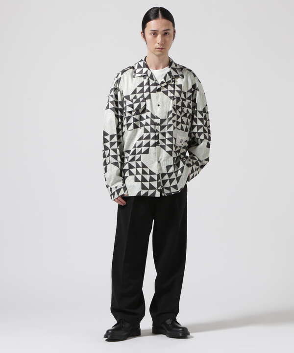 Maison MIHARAYASUHIRO/メゾン ミハラヤスヒロ/TRIANGLE QUILT PT LS SHIRT