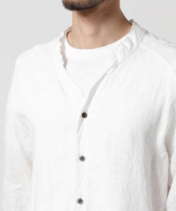 KMRii/ケムリ/Splash Linen Long Shirt