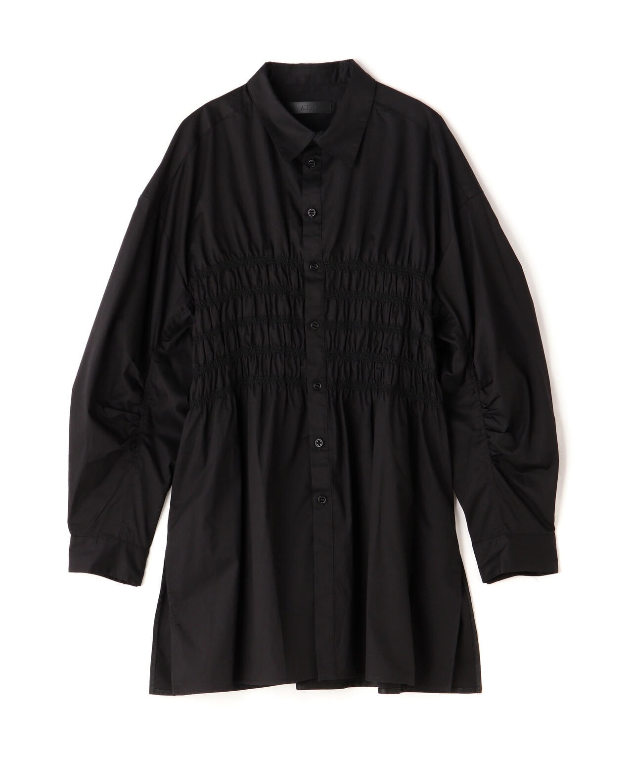 AULA/アウラ/Smocking Overshirt