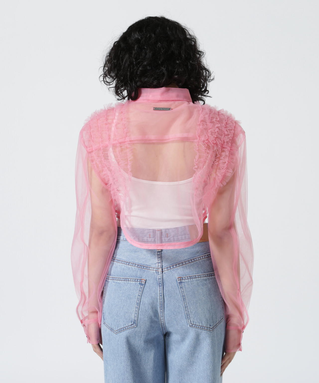 PRANK PROJECT/プランクプロジェクト/Ruffled Tulle Short Shirt 