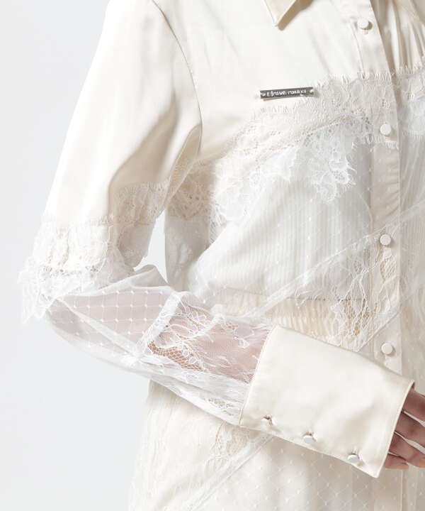 PRANK PROJECT/プランクプロジェクト/Lace Trim Shirt