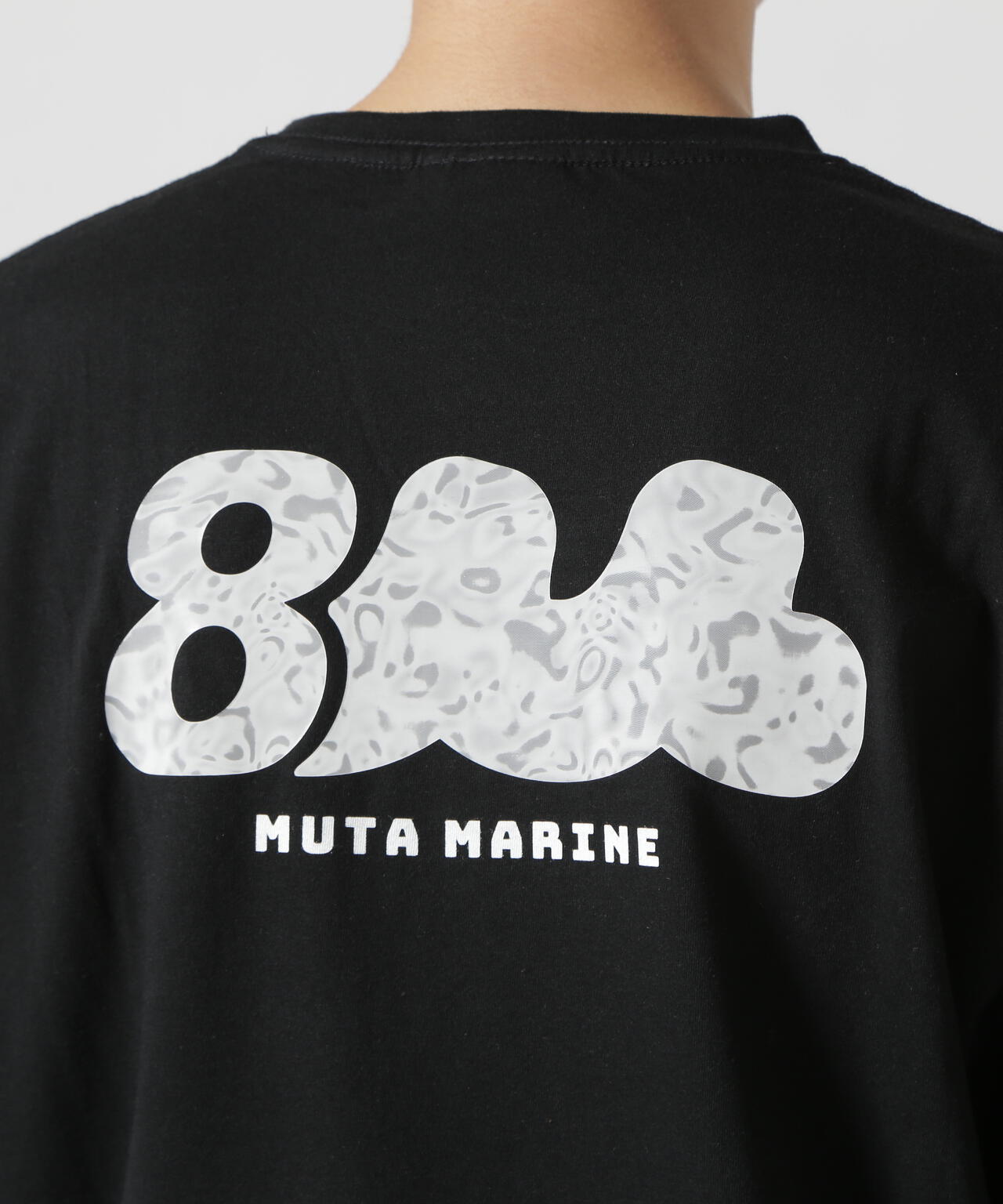 【RoyalFlash】 muta MARINE/ムータ マリン/別注3DバックプリントLS Tシャツ メンズ ホワイト 7 カットソー・Tシャツ トップス ロイヤルフラッシュ