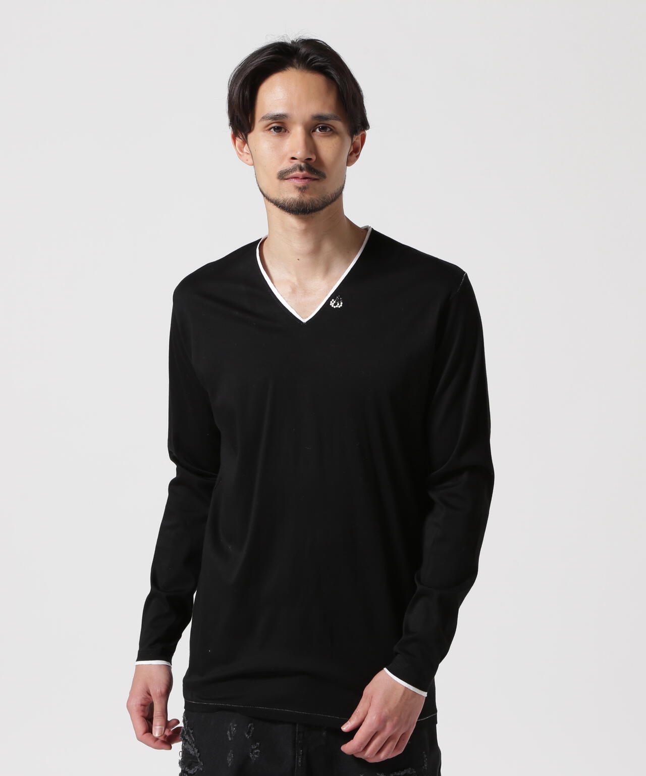 FranCisT_MOR.K.S./フランシスト モークス/FAKE LAYERED V-NECK