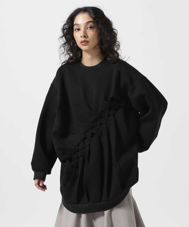 AULA/アウラ/Smocking Pullover