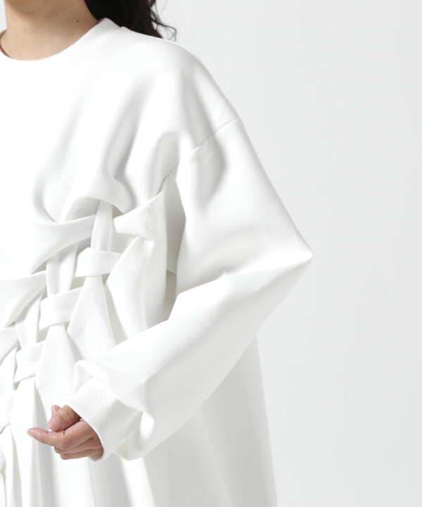 AULA/アウラ/Smocking Pullover