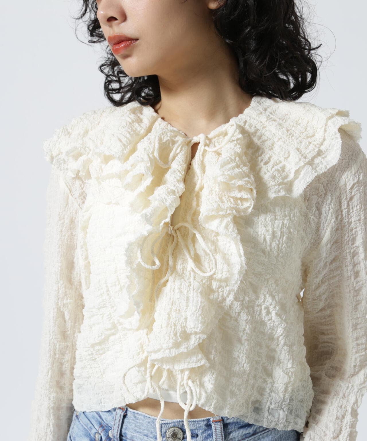 MAISON SPECIAL/メゾンスペシャル/Ruffle Blouse | ROYAL FLASH ( ロイヤルフラッシュ ) | US  ONLINE STORE（US オンラインストア）