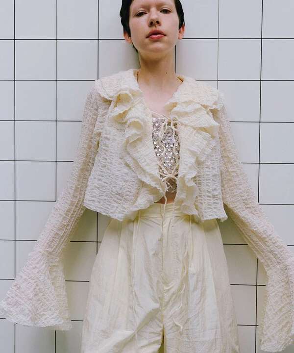 MAISON SPECIAL/メゾンスペシャル/Ruffle Blouse