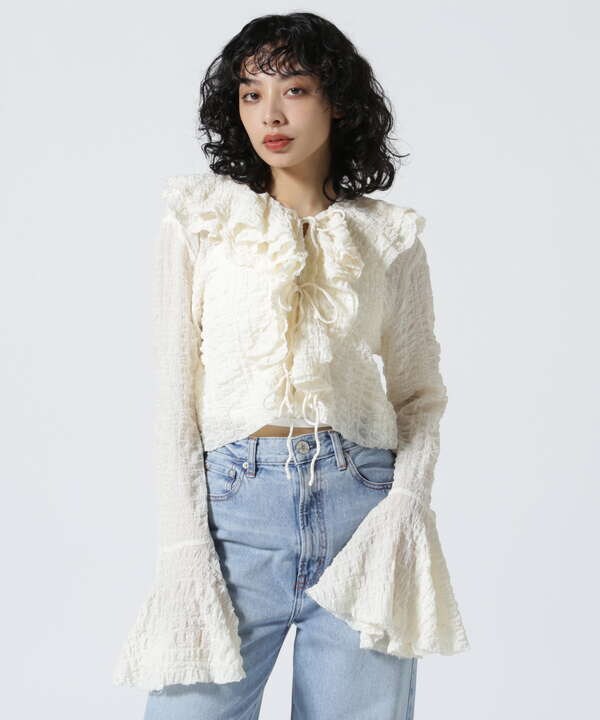 MAISON SPECIAL/メゾンスペシャル/Ruffle Blouse