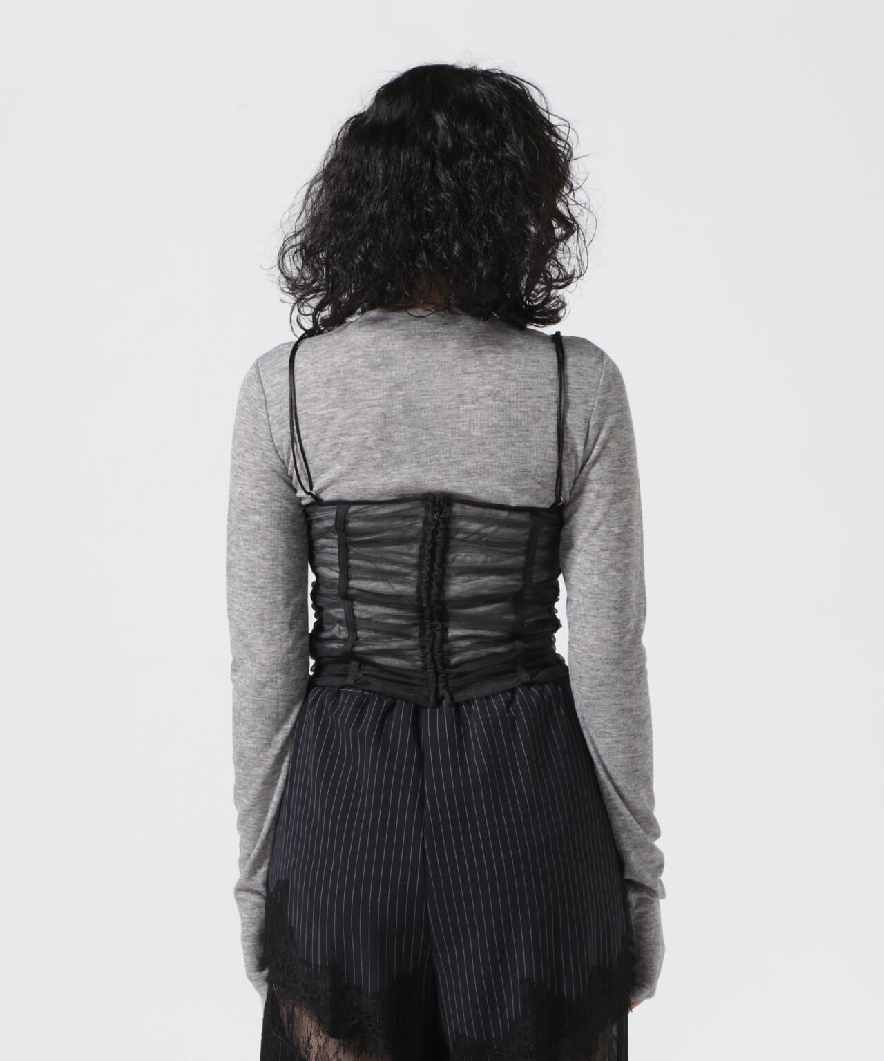 PRANK PROJECT/See-through Bustier Layered Top | ROYAL FLASH 