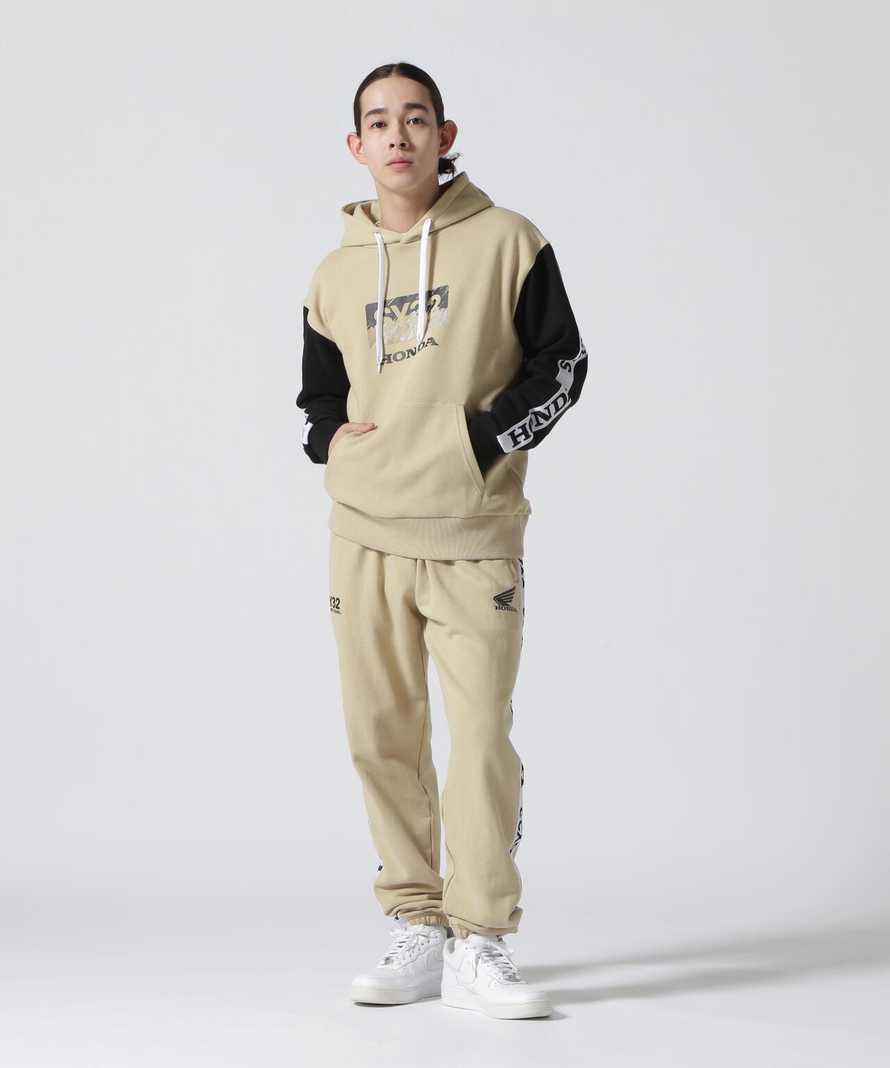 SY32 by Sweet YEARS/HONDA Collaboration Hoodie ベージュ L