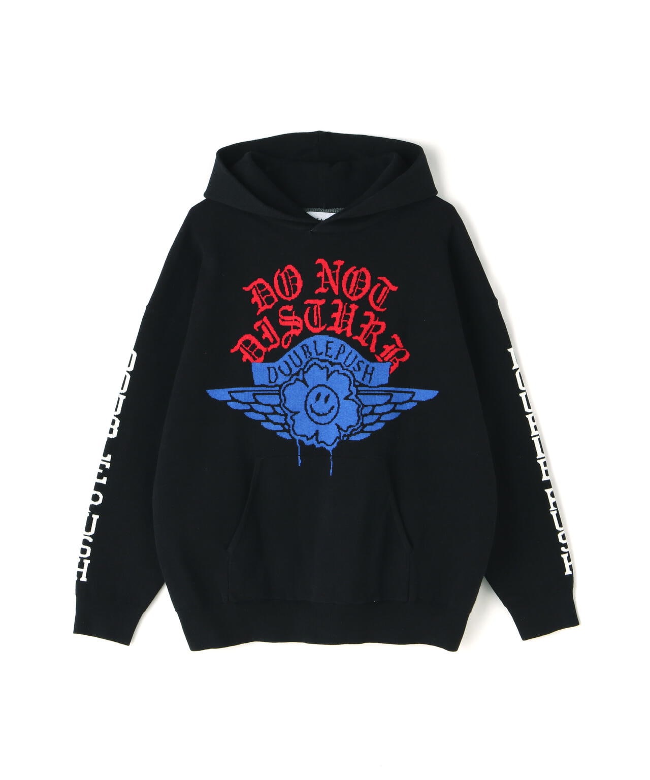 TAIN DOUBLE PUSH/タインダブルプッシュ/別注KNIT P/O HOODIE | ROYAL