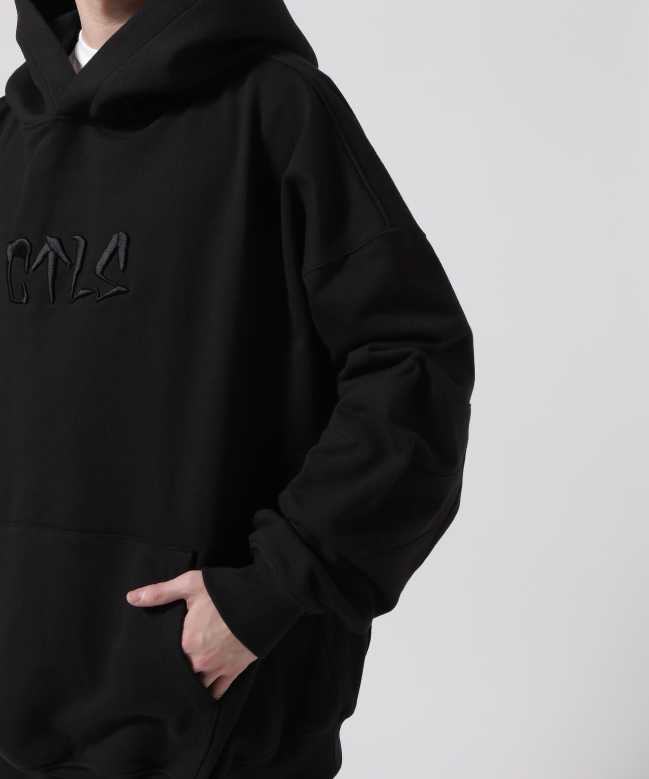 CTLS/シーティーエルエス/usual hoodie BLK×BLK