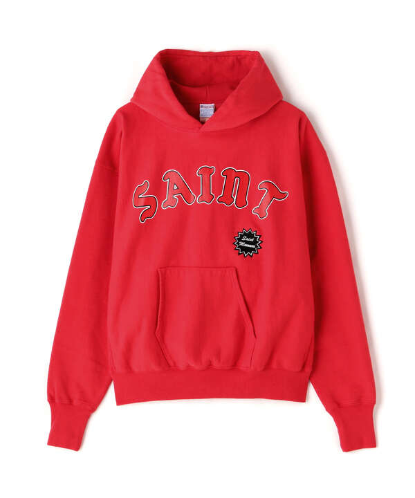 SAINT MICHAEL/セント マイケル/HOODIE/ARCH SAINT/RED（7874131298 