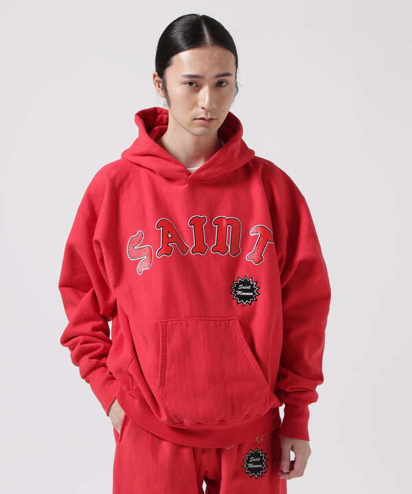 SAINT MICHAEL/セント マイケル/HOODIE/ARCH SAINT/RED