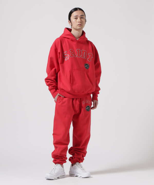 SAINT MICHAEL/セント マイケル/HOODIE/ARCH SAINT/RED