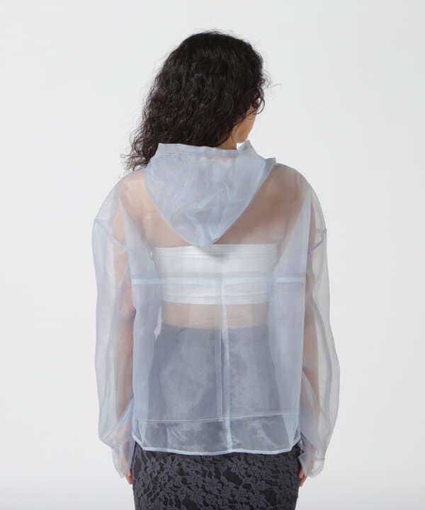MAISON SPECIAL/メゾンスペシャル/See-through Tulle Hoodie