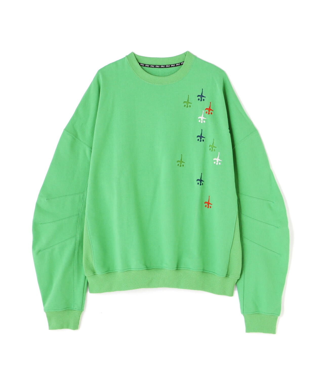 CTLS/シーティーエルエス/別注USUAL CREW-NECK 刺繍クロス