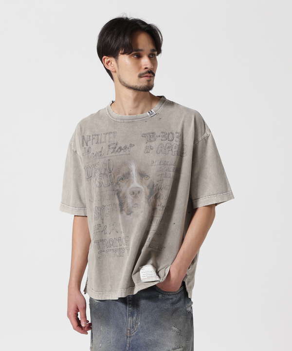 Maison MIHARAYASUHIRO/メゾン ミハラヤスヒロ/Bleached T-shirt