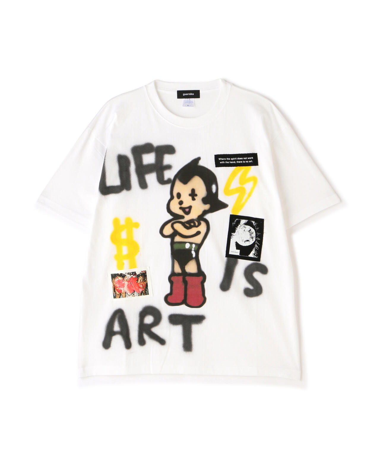 Guernika/SHINICHIROINUI×TEZUKA WORLD/PAINT TEE/ATOM