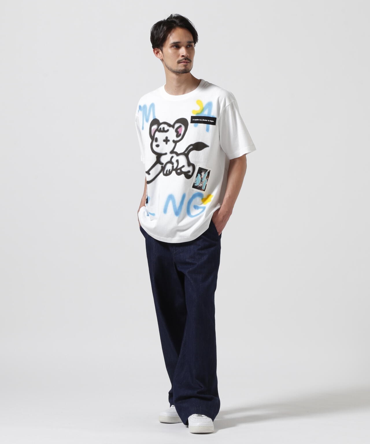 Guernika/SHINICHIROINUI×TEZUKA WORLD/PAINT TEE/LEO