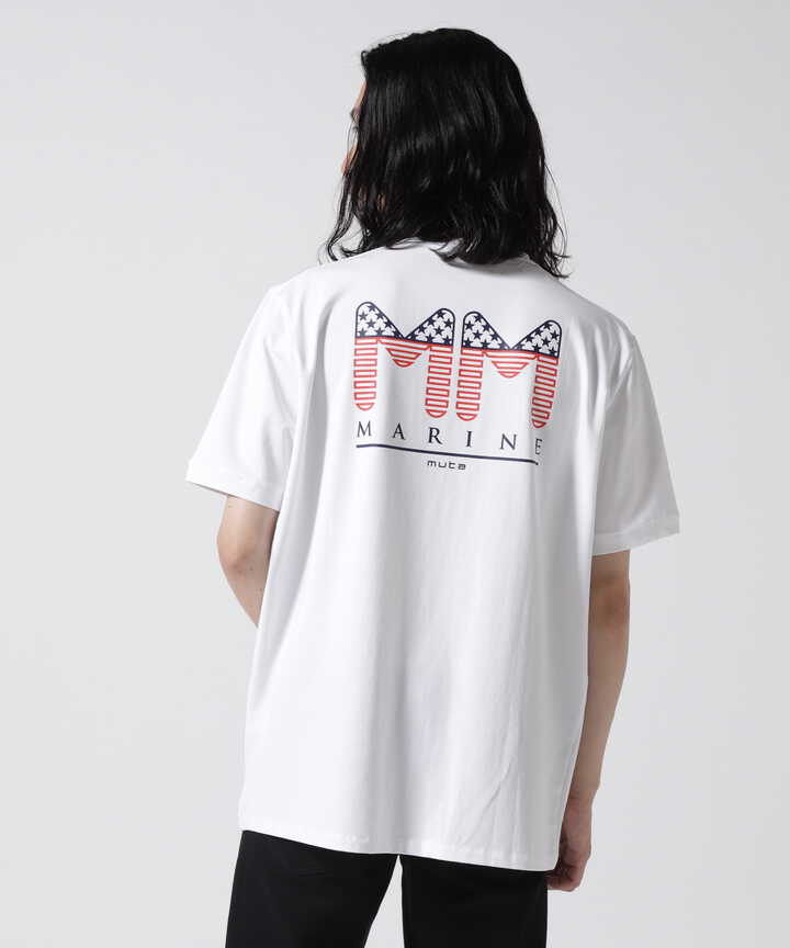 muta MARINE/ムータ マリン/OUTLINE ロゴTシャツ
