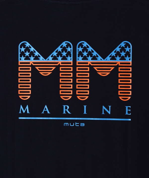 muta MARINE/ムータ マリン/OUTLINE ロゴTシャツ
