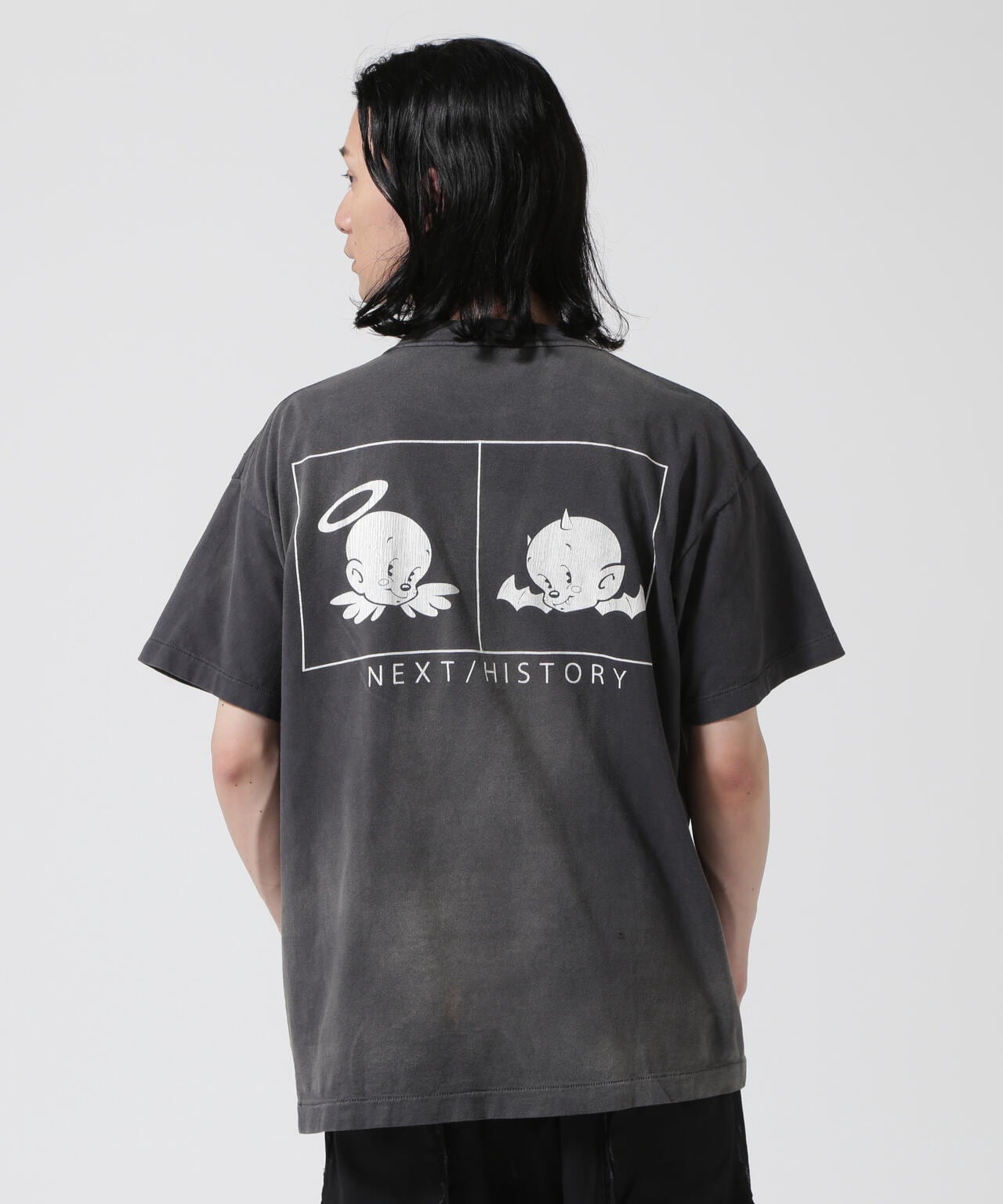 SAINT MICHAEL/セントマイケル/SS_TEE/BAA/BLACK